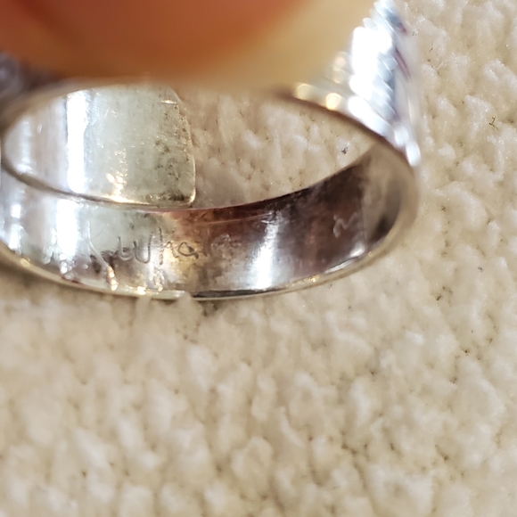 Solid silver ring - Picture 5 of 5